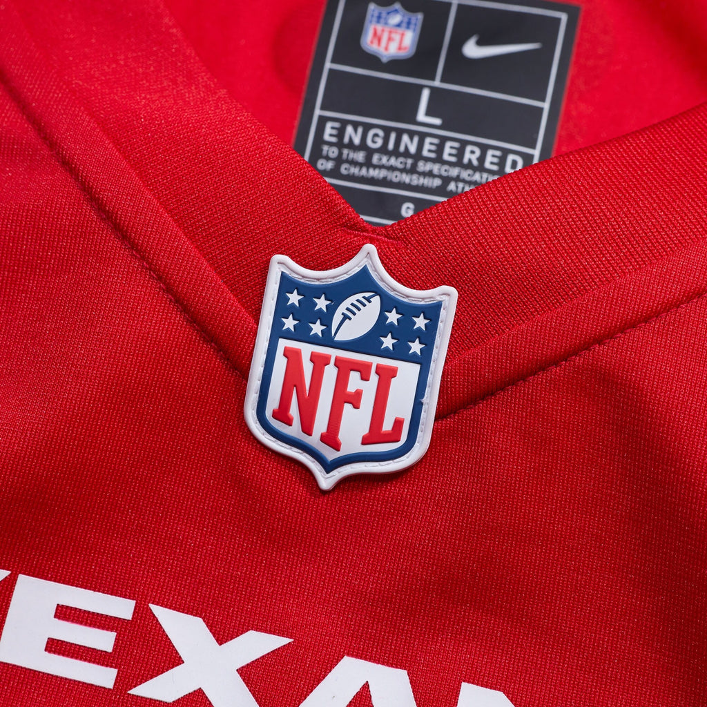 Houston Texans Jalen Pitre Red Alternate Game Football Jersey