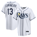 Tampa Bay Rays Junior Caminero White Home Replica Baseball Jersey