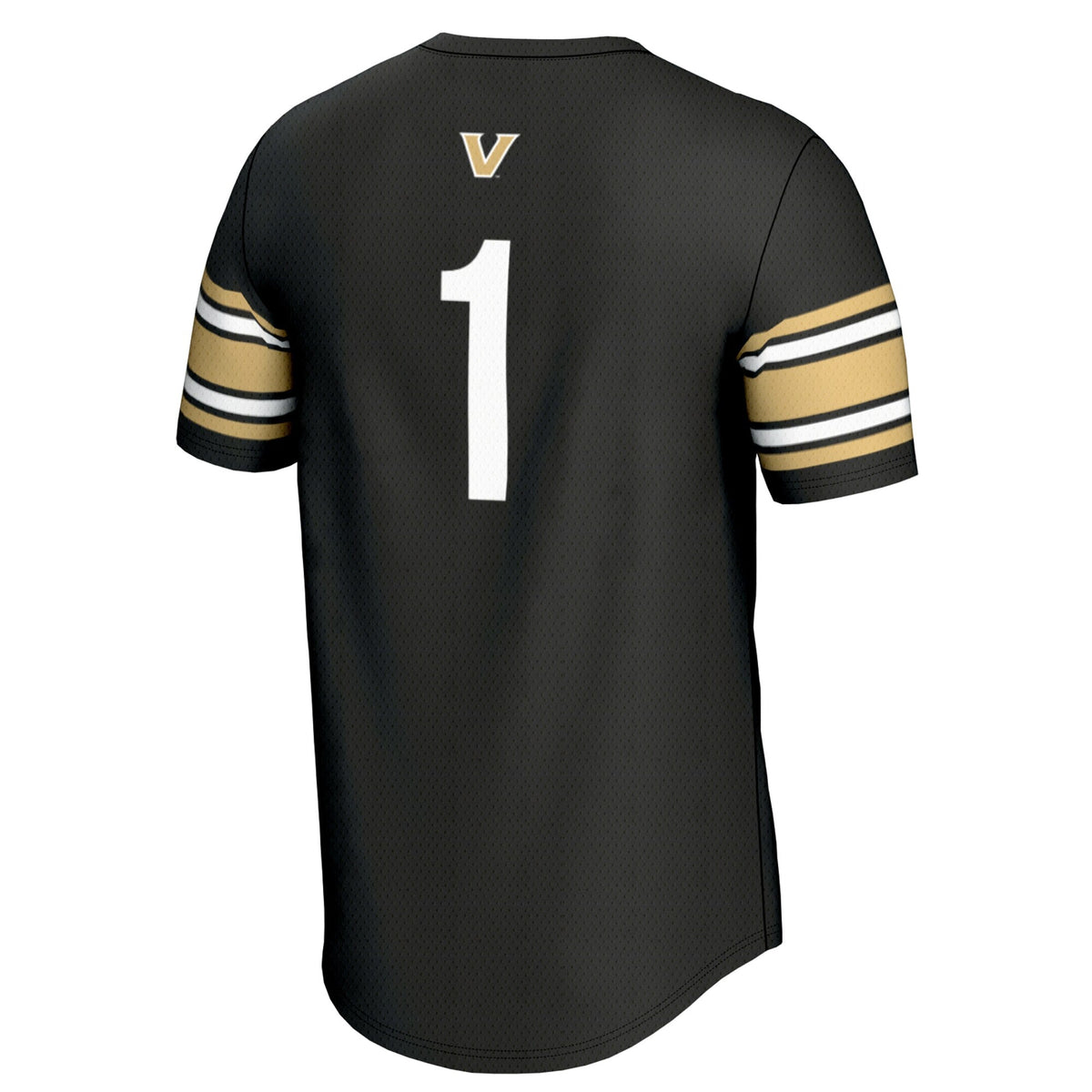 #1 Vanderbilt Commodores Lightweight Lacrosse Jersey - Black