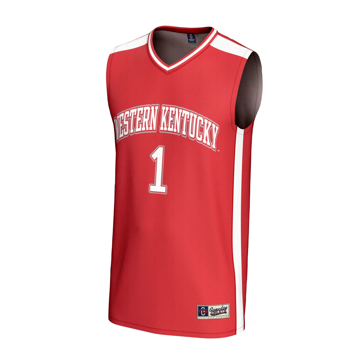 #1 Western Kentucky Hilltoppers Lightweight Collegiate Basketball Fashion Jersey - Red