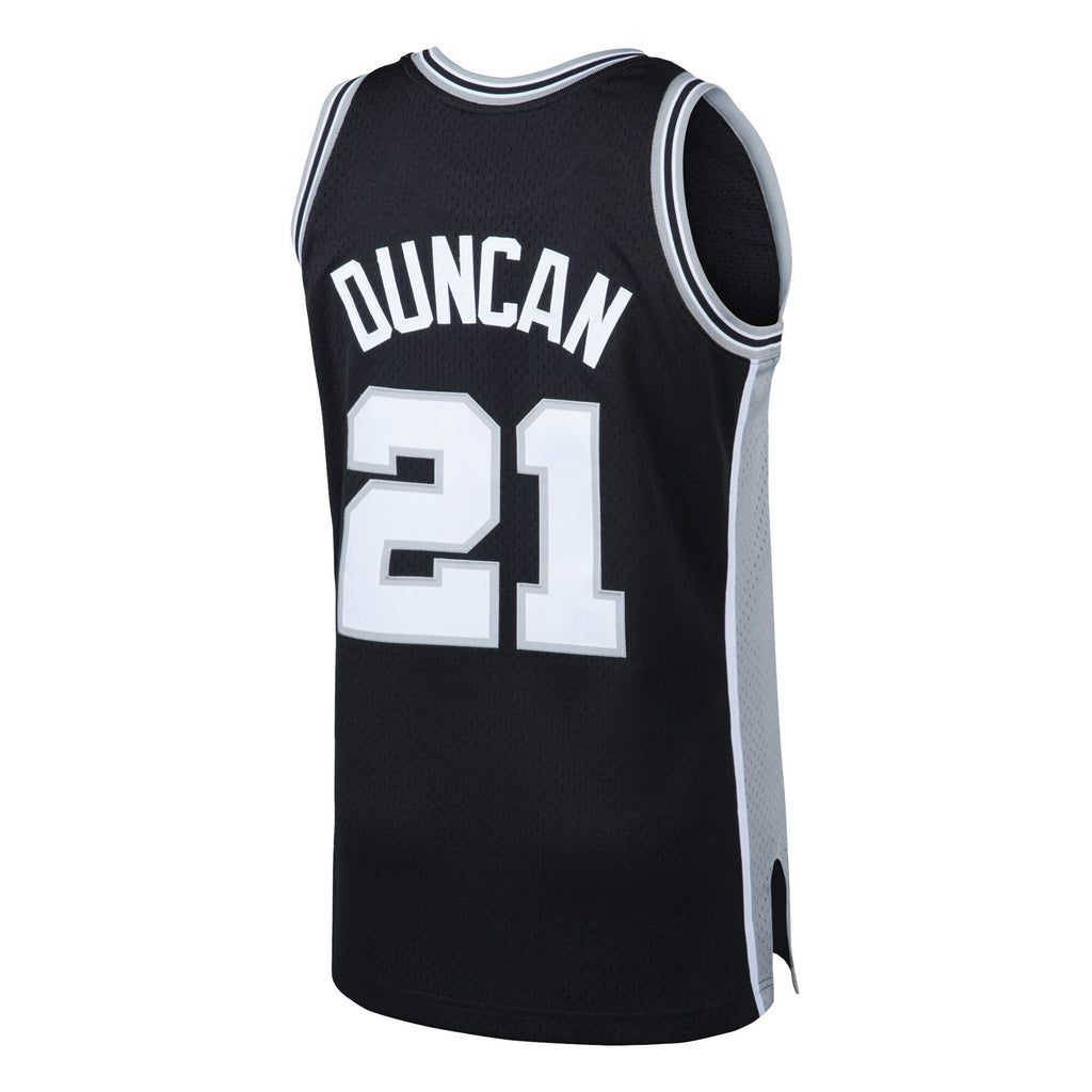 Tim Duncan Black San Antonio Spurs 1998-99 Hardwood Classics Swingman Jersey