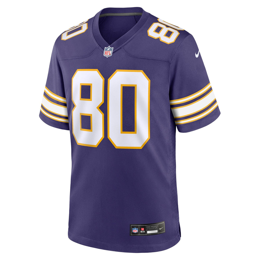 Minnesota Vikings Cris Carter Purple Retired Player Alternate Game Football Jersey