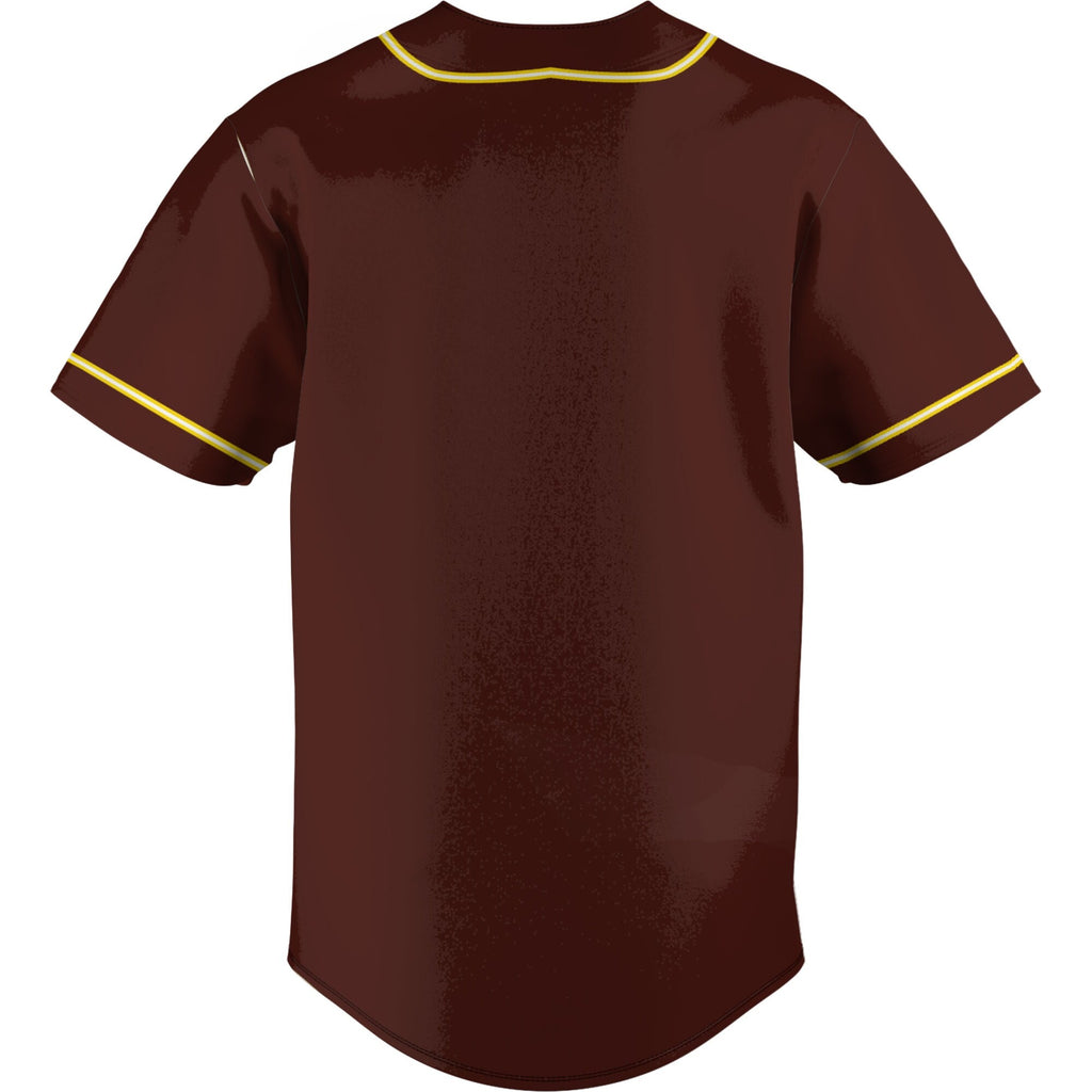 Rowan Profs Lightweight Baseball Jersey - Brown