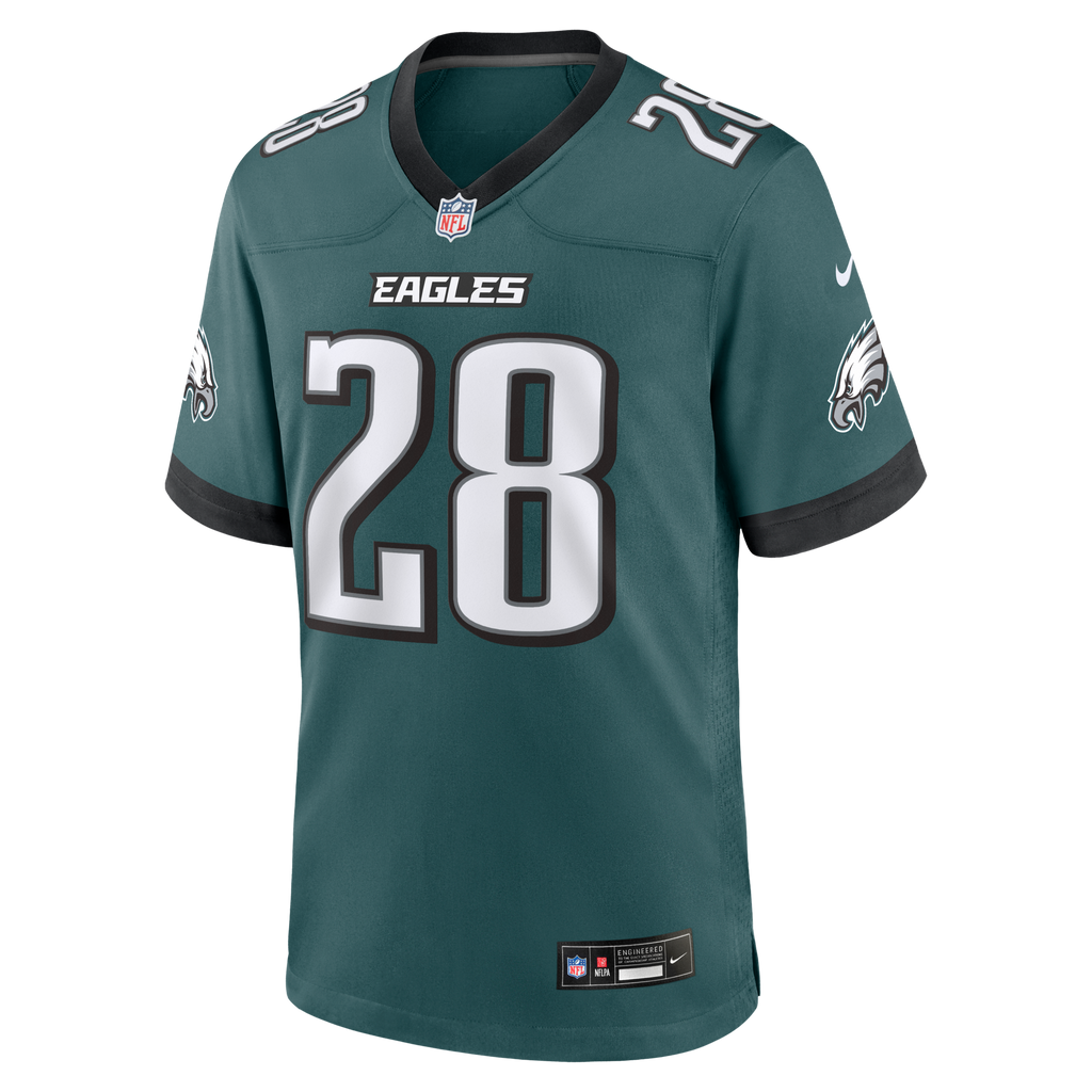 Philadelphia Eagles Will Shipley Midnight Green Team Game Football Jersey