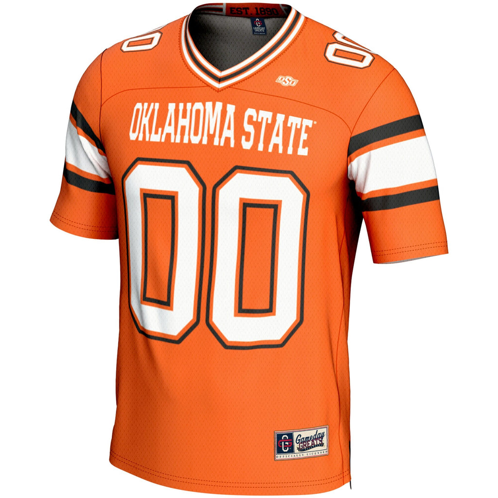 Oklahoma State Cowboys NIL Pick-A-Player Football Jersey - Orange