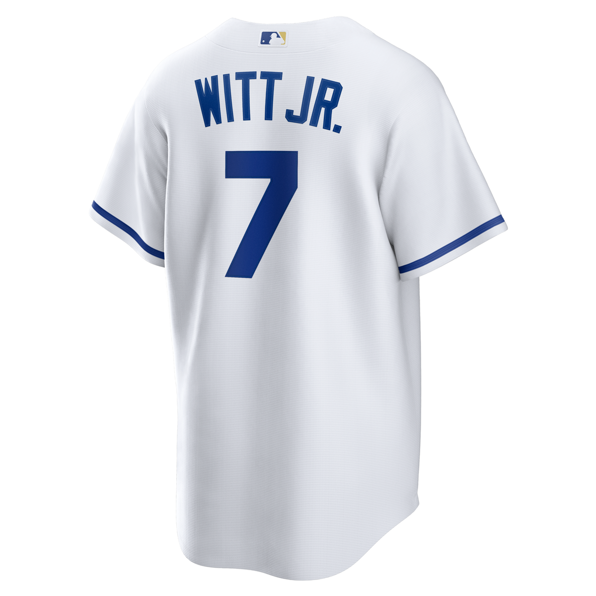 Kansas City Royals Bobby Witt Jr. White Home Replica Player Baseball Jersey
