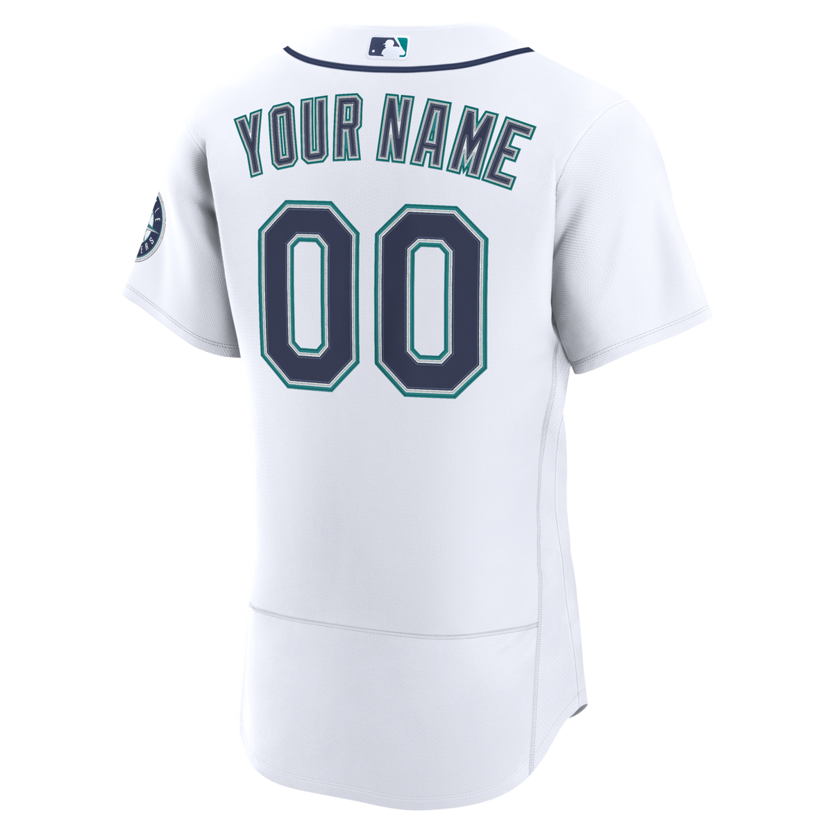 Seattle Mariners White Home Custom Baseball Jersey