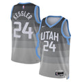 Utah Jazz 2025/26 City Edition Swingman Jersey - Gray - Walker Kessler