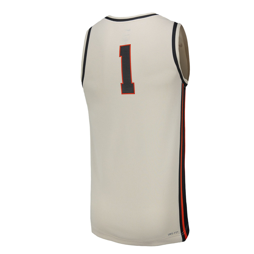 Natural Oregon State Beavers Replica Basketball Jersey