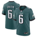 Philadelphia Eagles DeVonta Smith Midnight Green Team Game Football Jersey