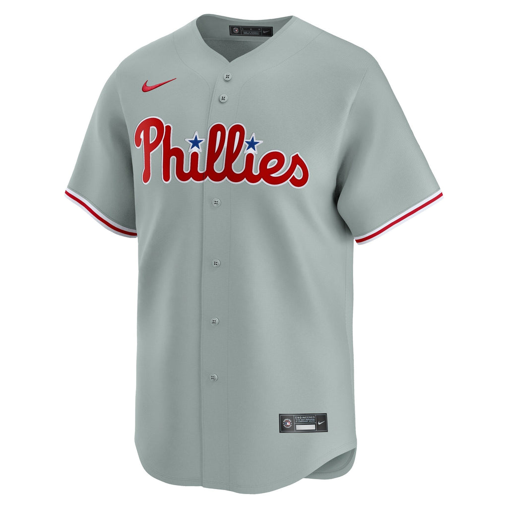 Philadelphia Phillies Bryce Harper Gray Road Limited Player Baseball Jersey