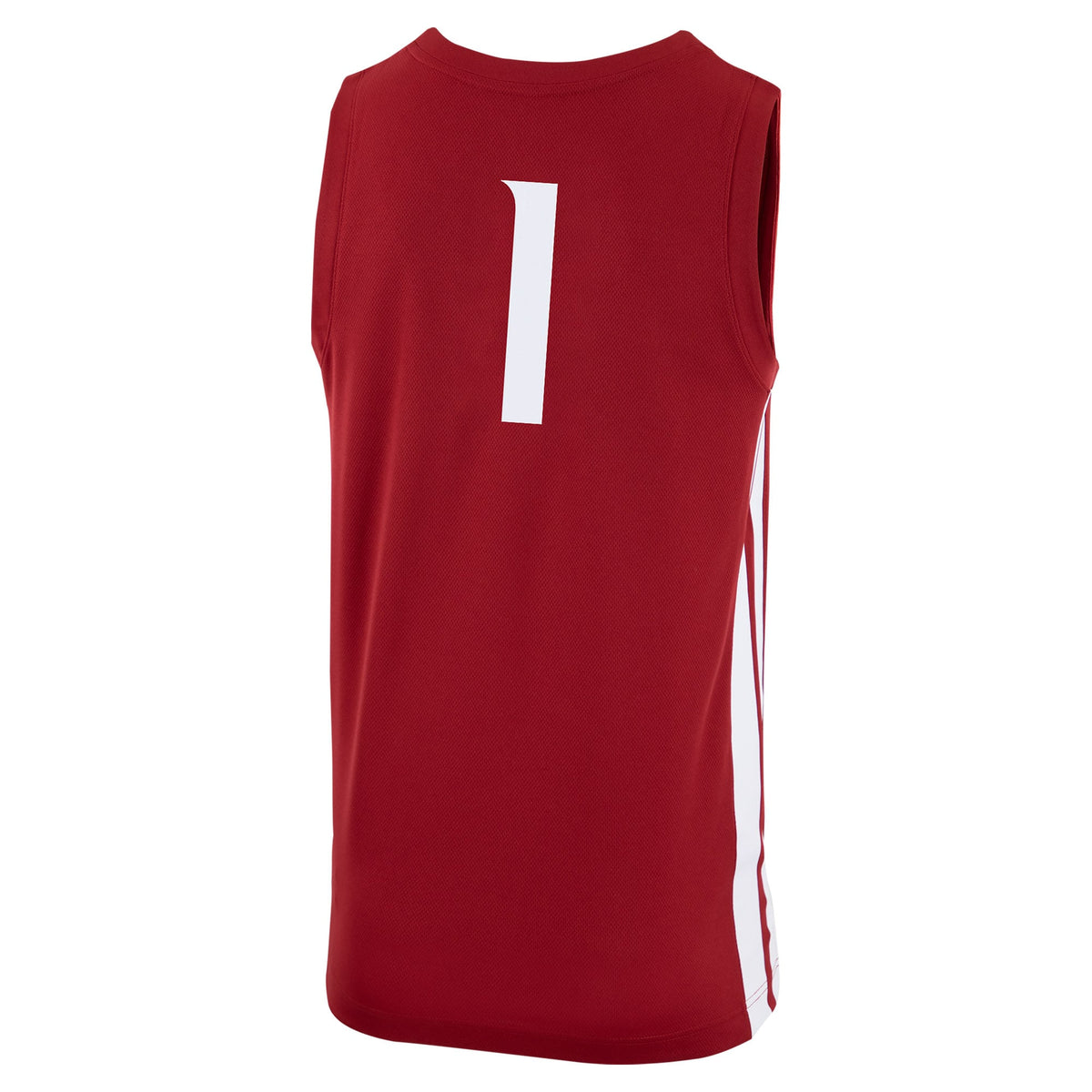 #1 Crimson Washington State Cougars Logo Replica Basketball Jersey