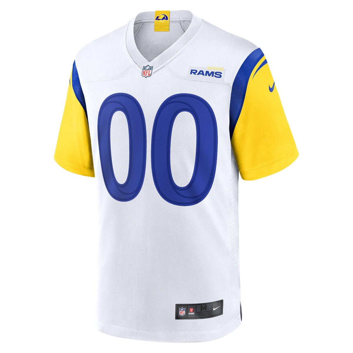 Los Angeles Rams White Alternate Custom Football Jersey