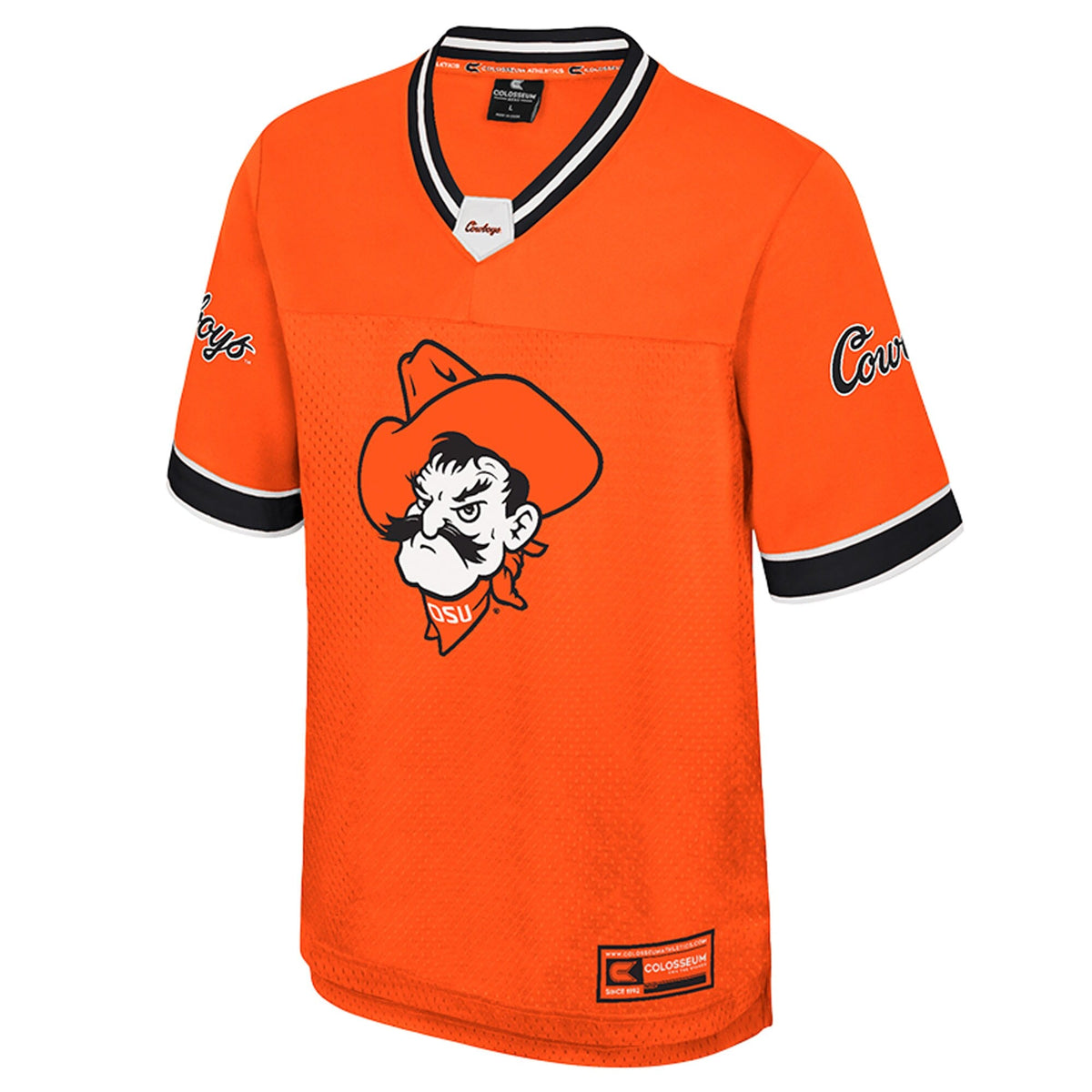 Oklahoma State Cowboys Nothing But The Hits Football Jersey - Orange