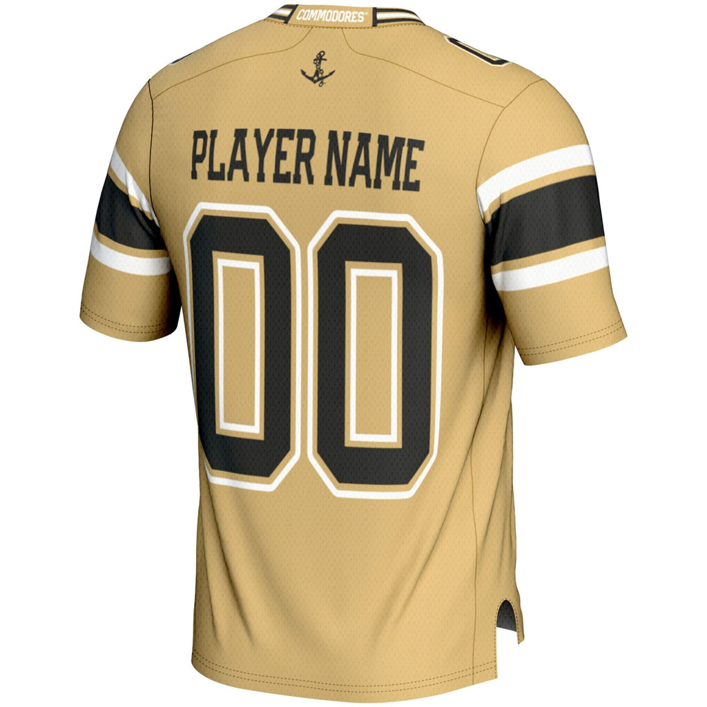 Vanderbilt Commodores NIL Pick-A-Player Football Jersey - Gold