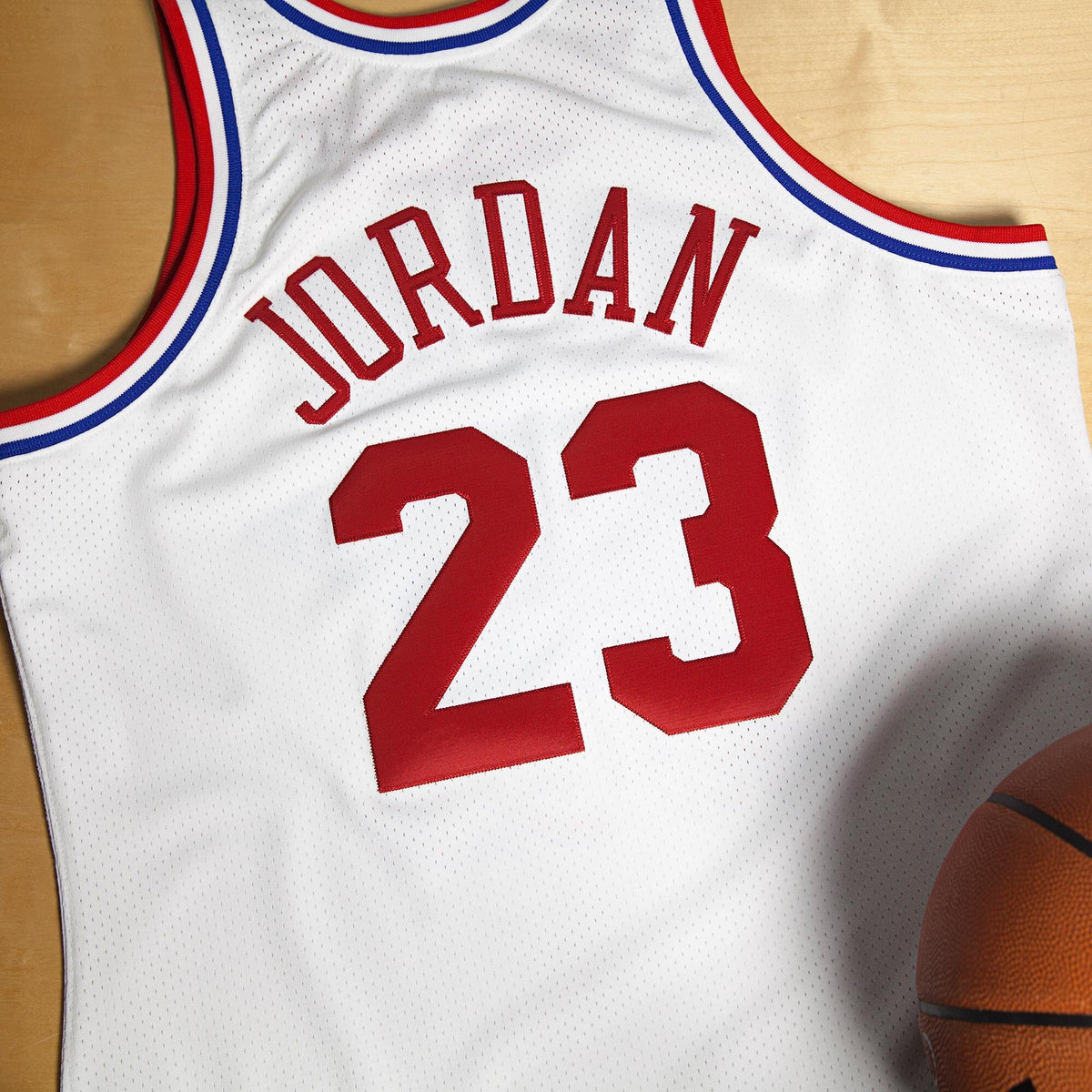 NBA All-Star East Michael Jordan 1991 Jersey by - White