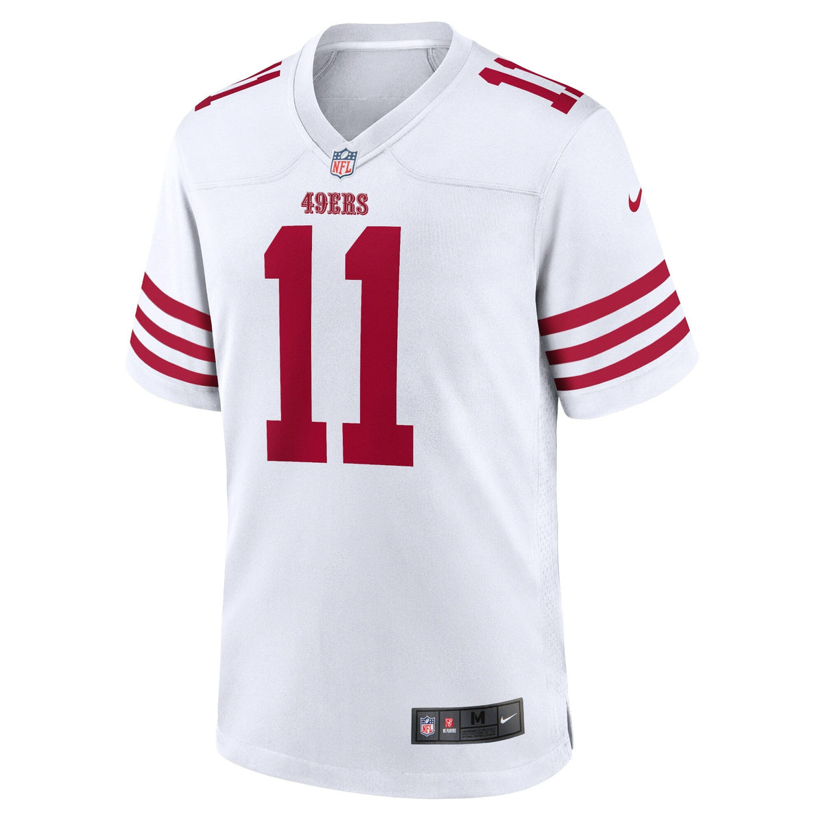 San Francisco 49ers Brandon Aiyuk White Player Game Football Jersey