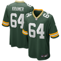 Green Bay Packers Jerry Kramer Green Game Retired Player Football Jersey