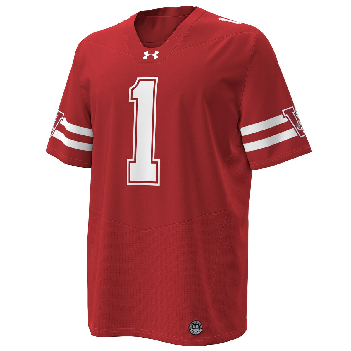 #1 Wisconsin Badgers 1980 Throwback Home Replica Game Jersey - Red