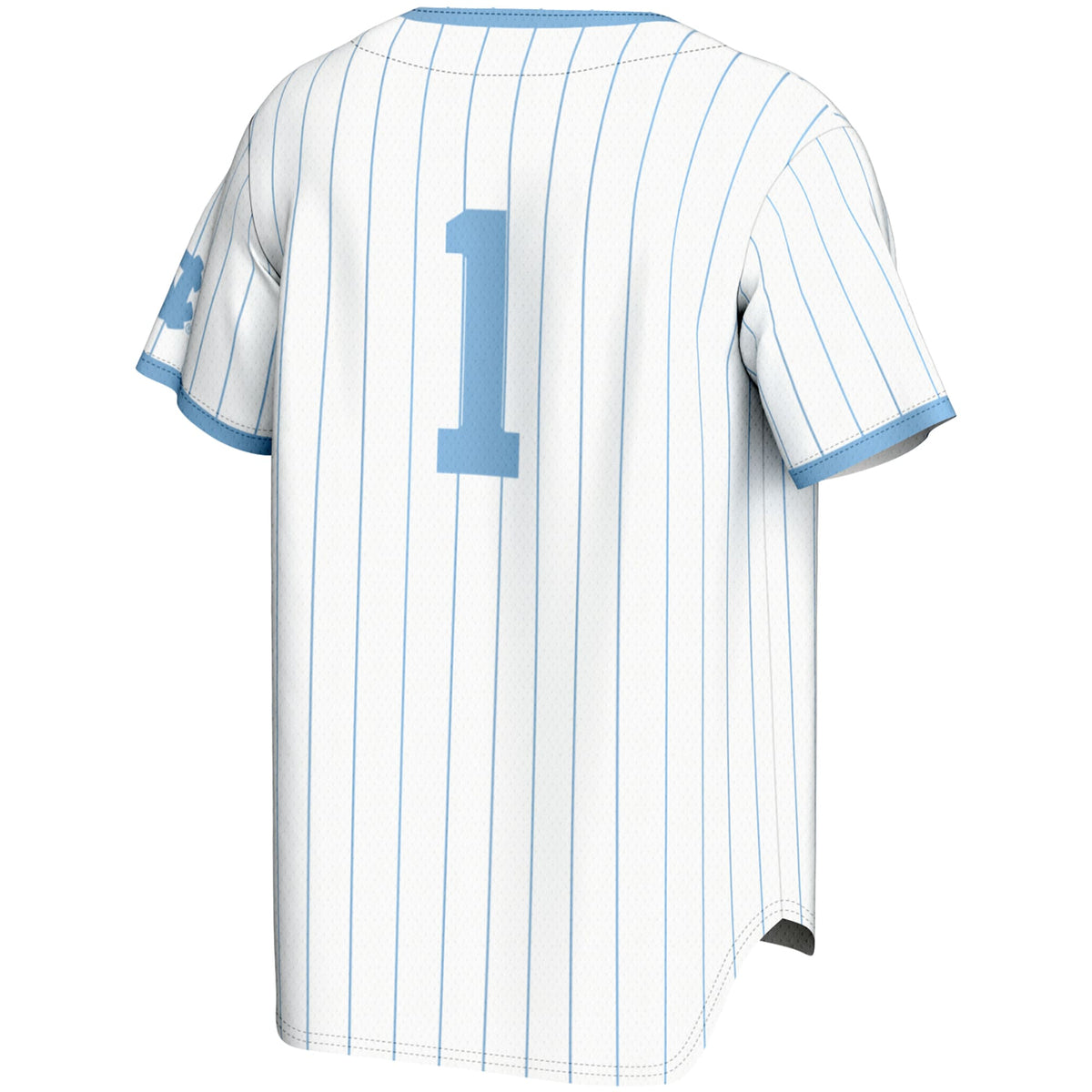 #1 North Carolina Tar Heels Lightweight Baseball Jersey - White