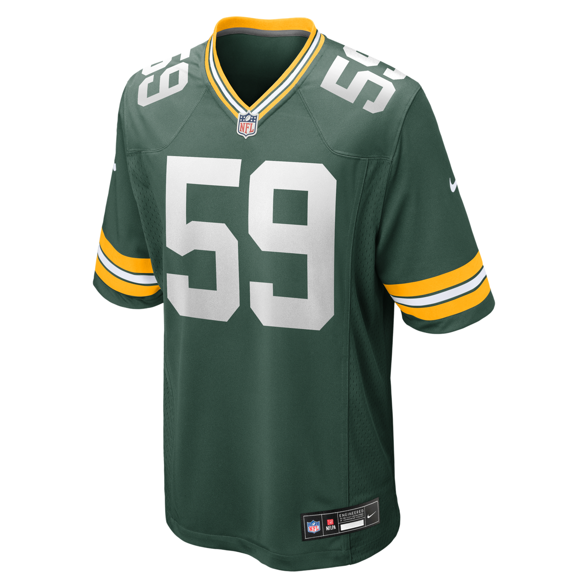 Green Bay Packers Ty'Ron Hopper Green Game Football Jersey