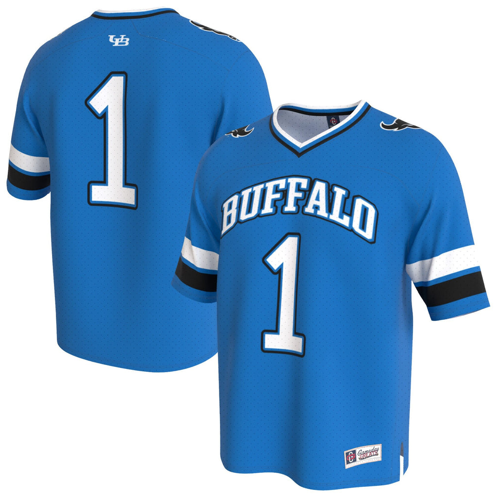 Buffalo Bulls Lightweight Collegiate Football Fashion Jersey - Royal