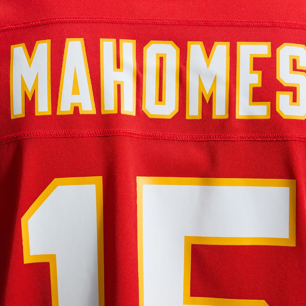 Kansas City Chiefs Patrick Mahomes Red Game Football Jersey