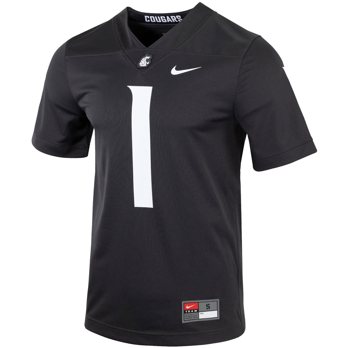 #1 Charcoal Washington State Cougars Untouchable Football Jersey