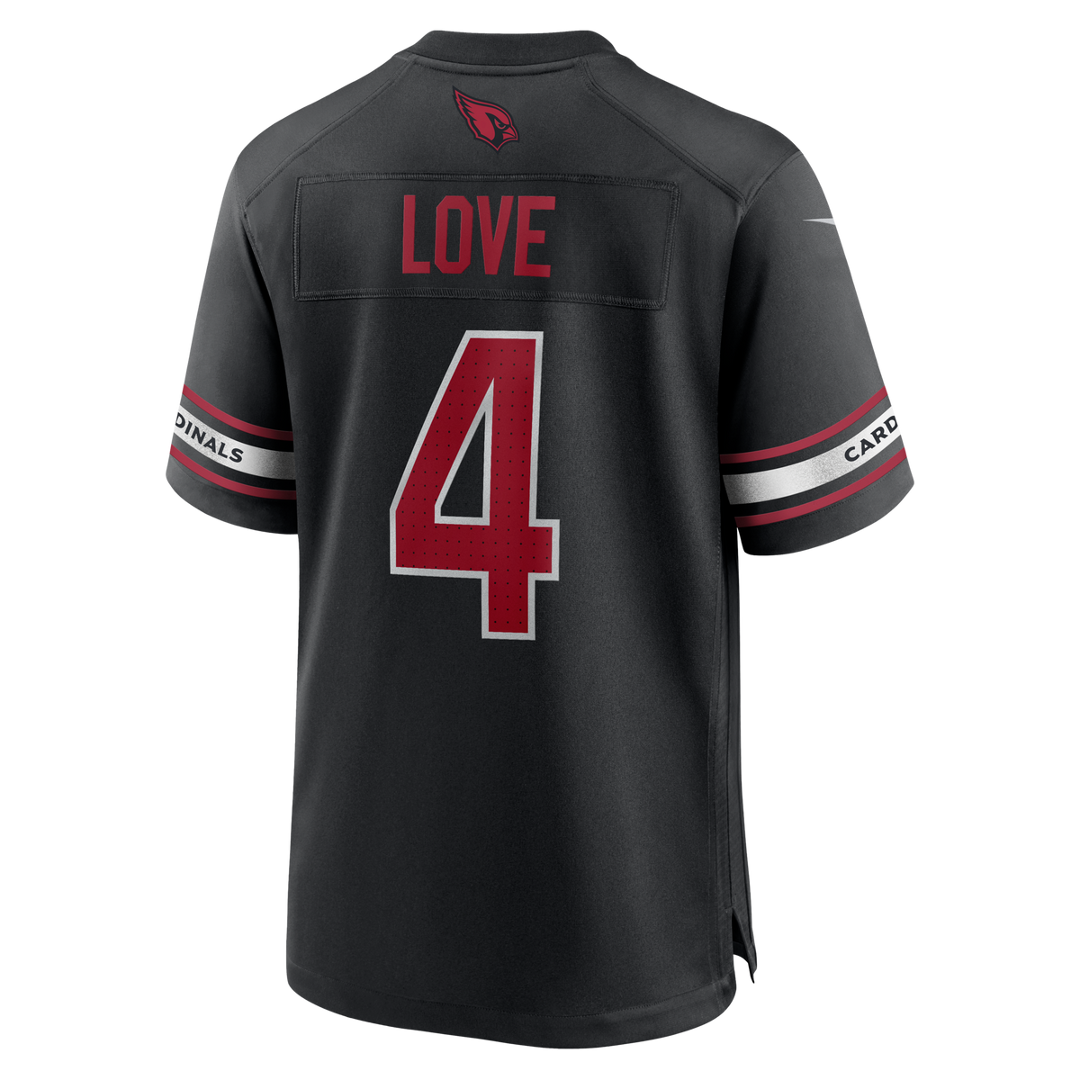 Arizona Cardinals Jeremiyah Love Black Alternate Game Player Football Jersey