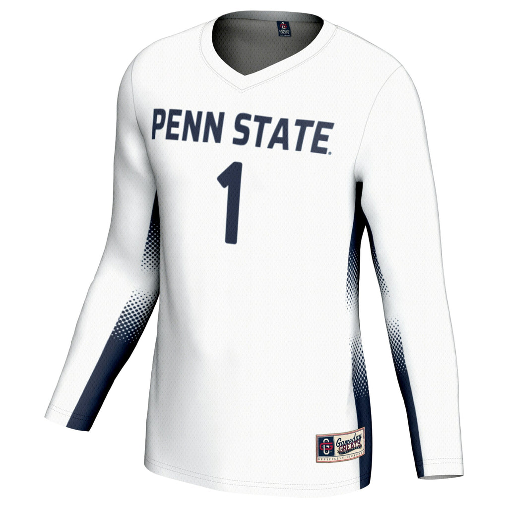 #1 Penn State Nittany Lions Lightweight Volleyball Jersey - White