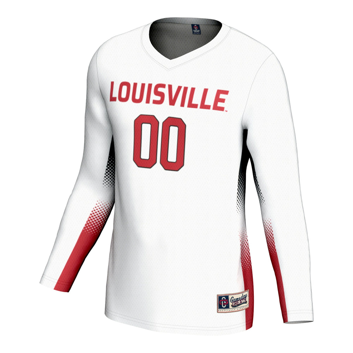 Louisville Cardinals NIL Lightweight Volleyball Jersey - White