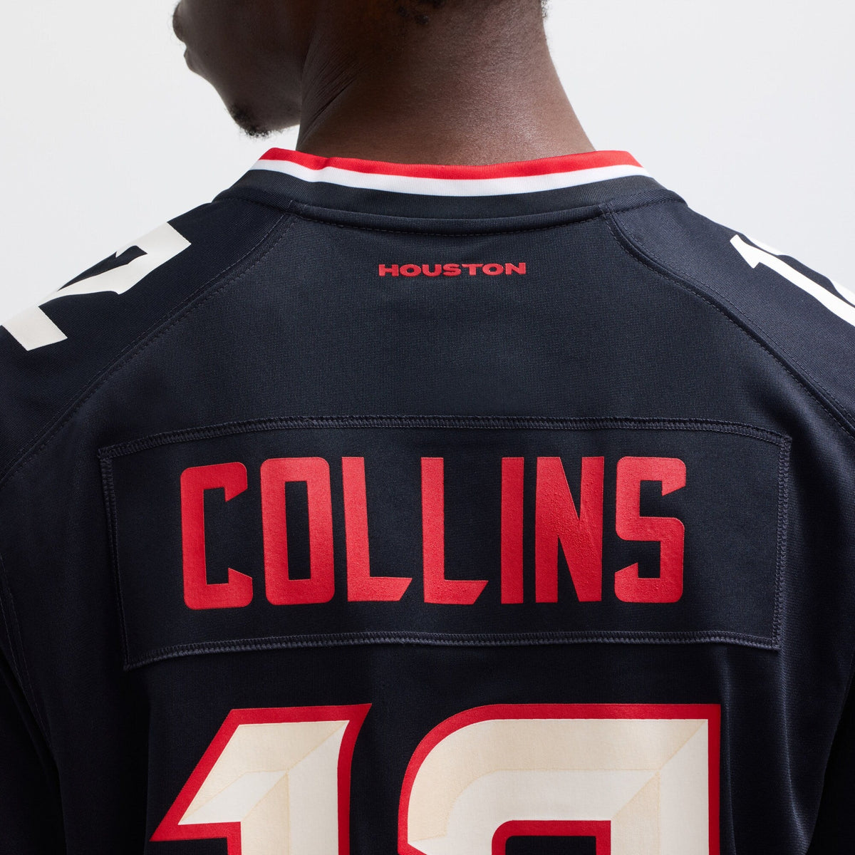 Houston Texans Nico Collins Navy Game Football Jersey