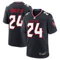 Houston Texans Derek Stingley Jr. Navy Game Football Jersey
