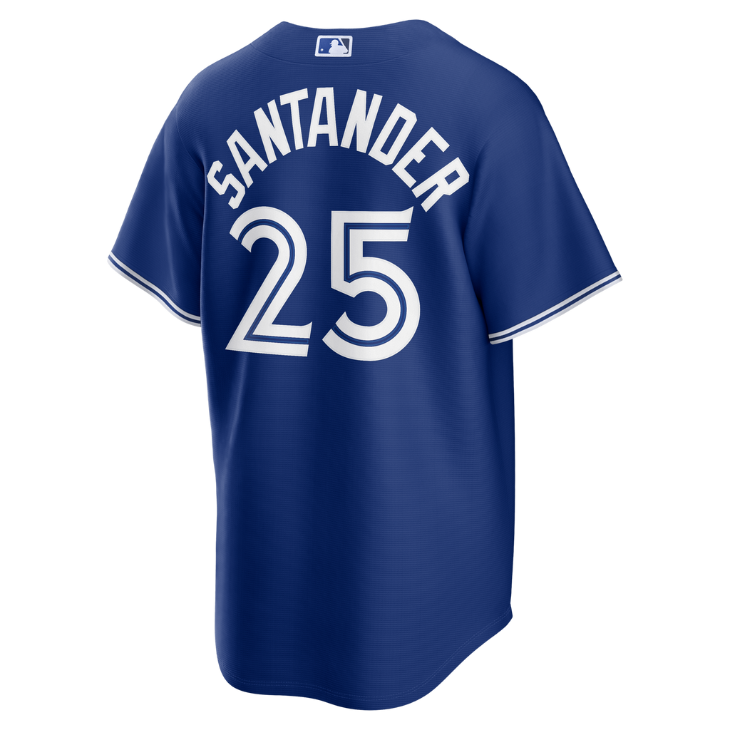 Toronto Blue Jays Anthony Santander Royal Alternate Replica Baseball Jersey