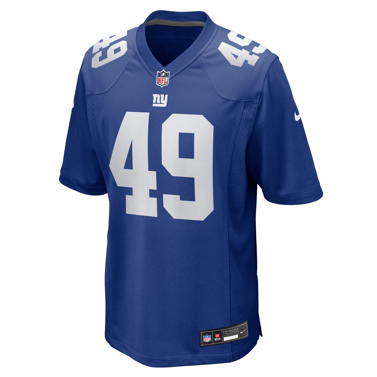 New York Giants Chris Board Royal Team Game Football Jersey