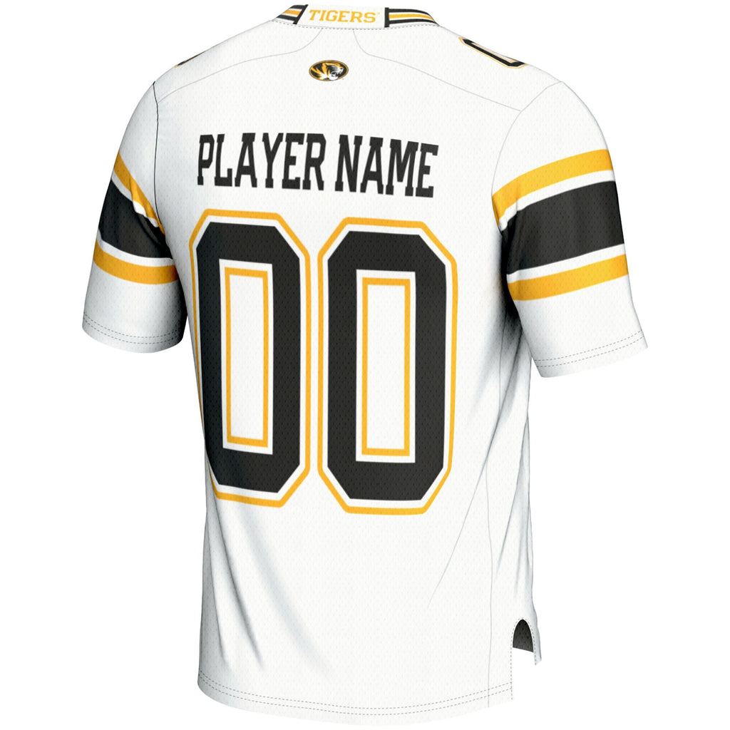 Missouri Tigers NIL Pick-A-Player Football Jersey - White