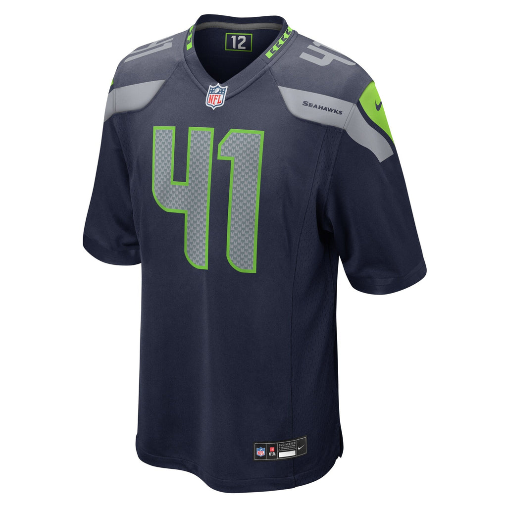 Seattle Seahawks Chris Stoll College Navy Game Football Jersey