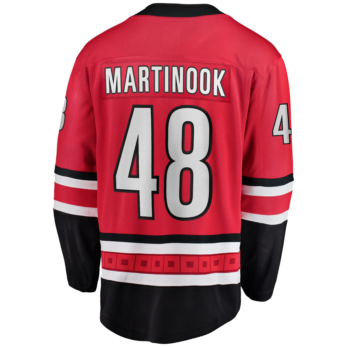 Carolina Hurricanes Jordan Martinook Red Alternate Breakaway Player Hockey Jersey