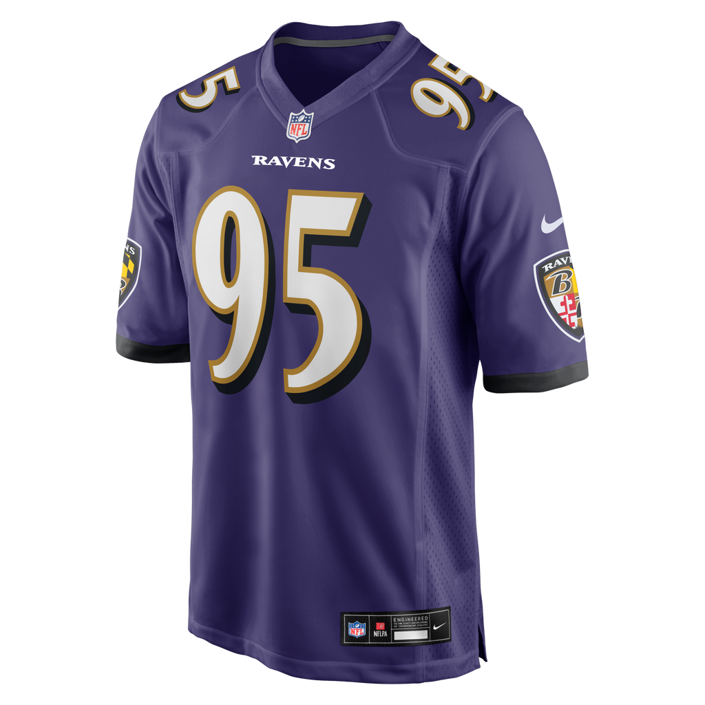 Baltimore Ravens Tavius Robinson Purple Team Game Football Jersey