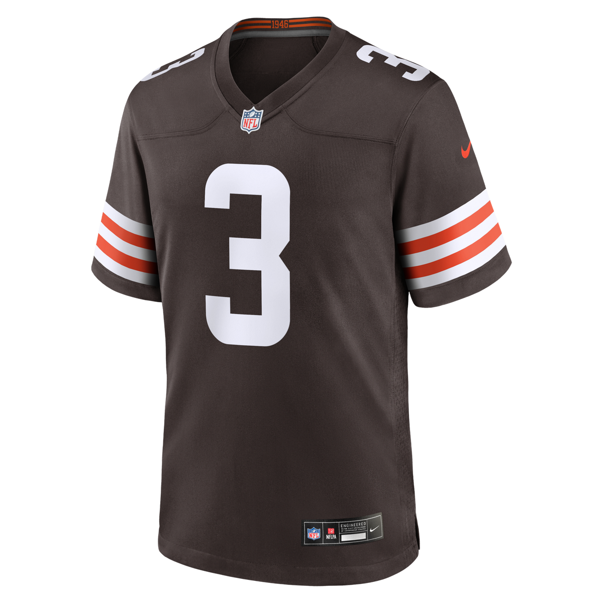 Cleveland Browns Marquise Goodwin Brown Team Game Football Jersey