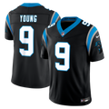 Carolina Panthers Bryce Young Black Team Vapor F.U.S.E. Stitched Limited Football Jersey