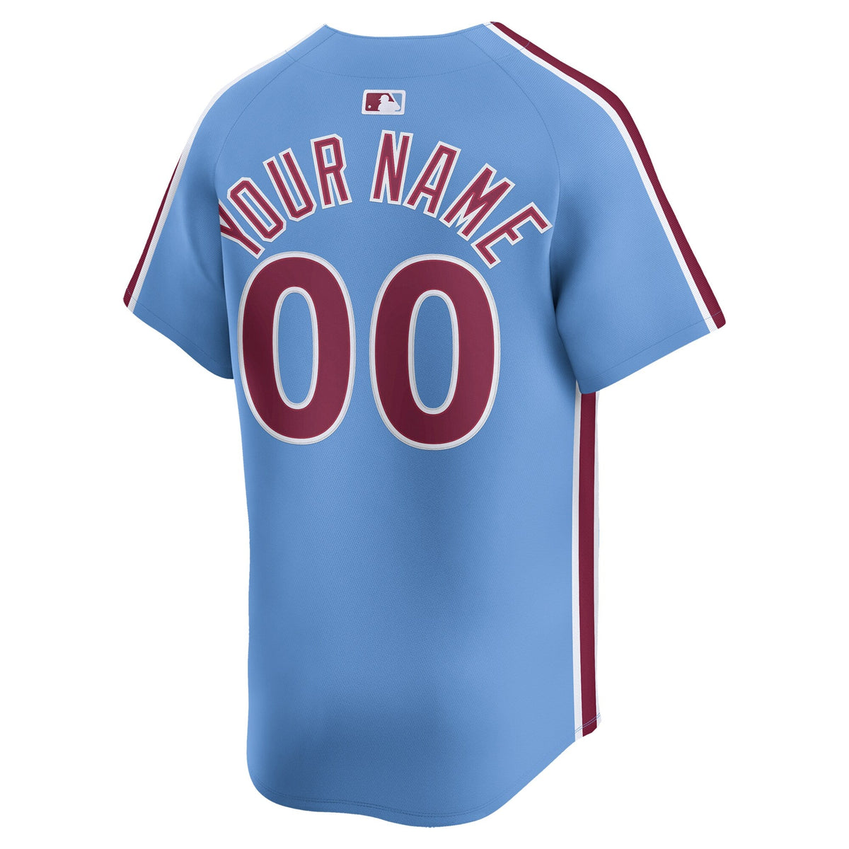 Philadelphia Phillies Light Blue Alternate Limited Custom Baseball Jersey