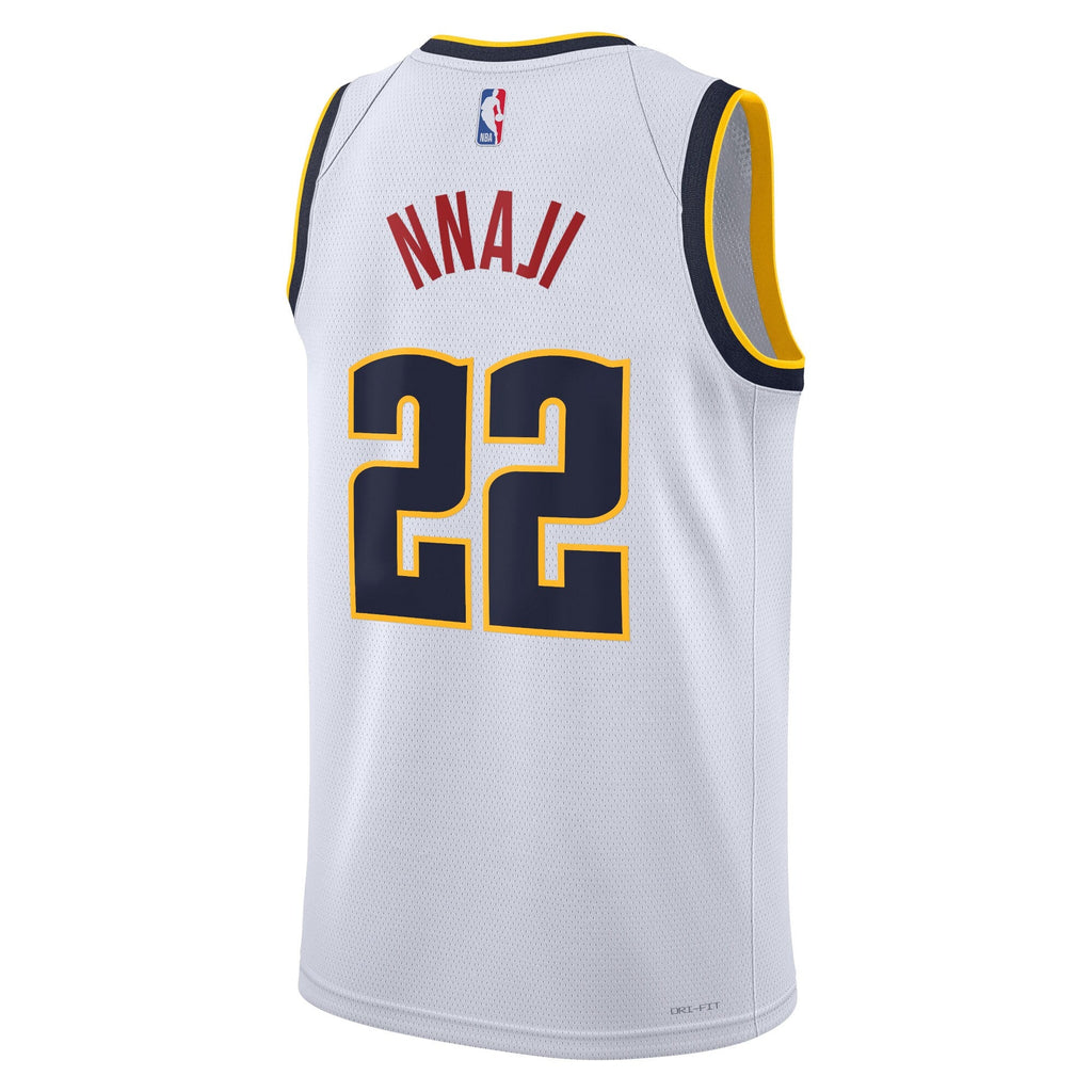 Denver Nuggets Association Edition Swingman Jersey - White - Zeke Nnaji