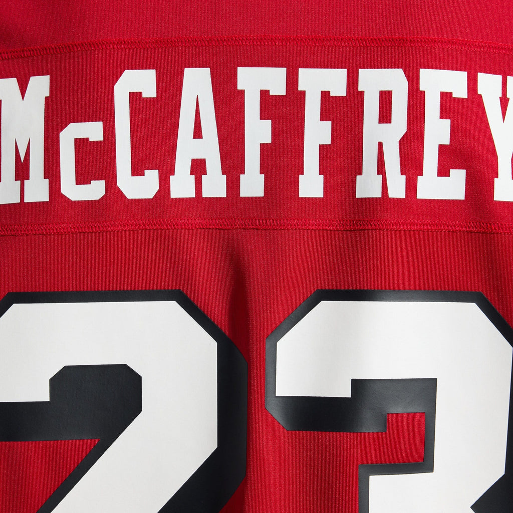 San Francisco 49ers Christian McCaffrey Scarlet Alternate Game Player Football Jersey