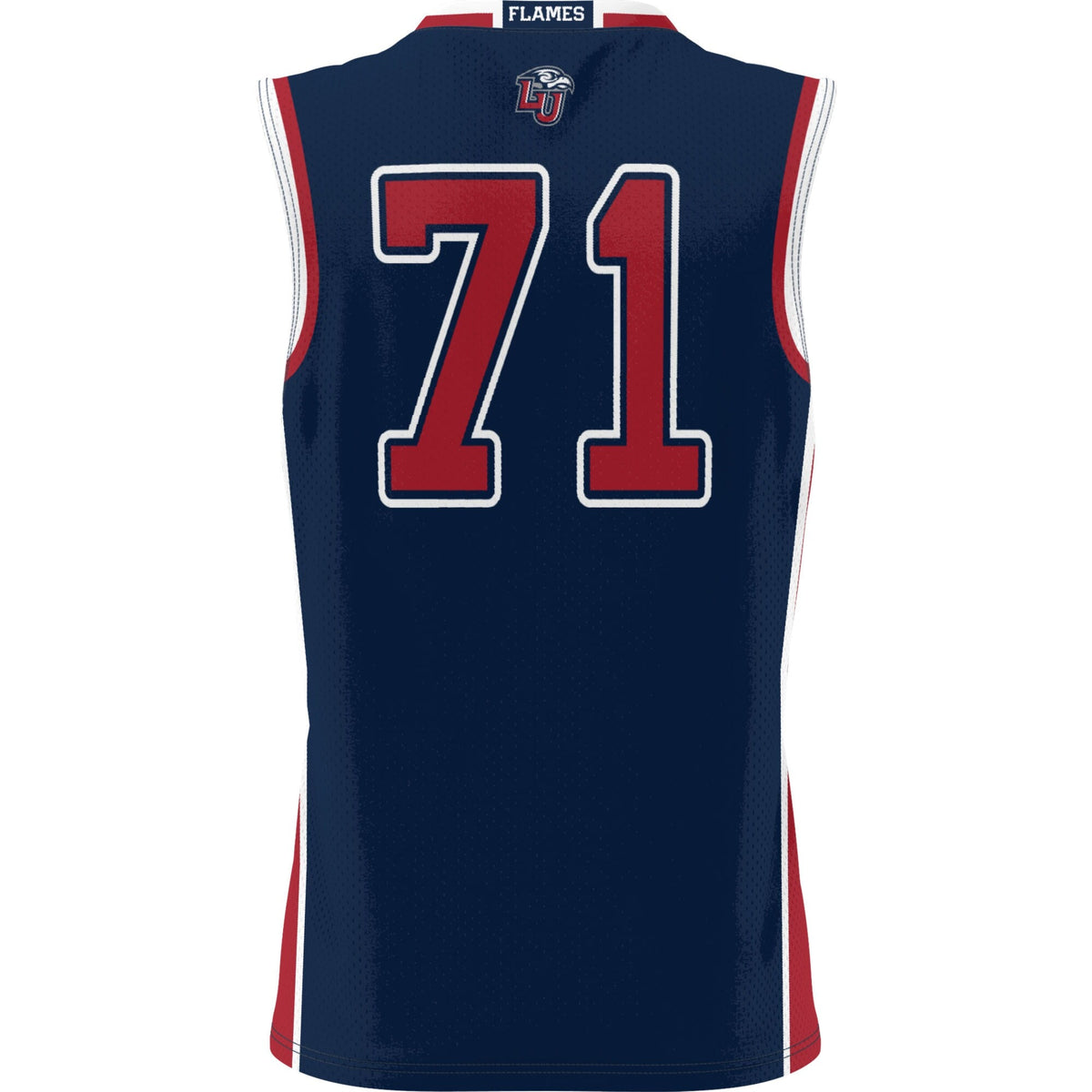 #71 Liberty Flames Lightweight Basketball Jersey - Navy