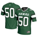 #1 Hawaii Rainbow Warriors Football Jersey - Green
