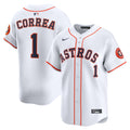 Houston Astros Carlos Correa White Home Limited Player Baseball Jersey