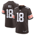 Cleveland Browns David Bell Brown Game Football Jersey