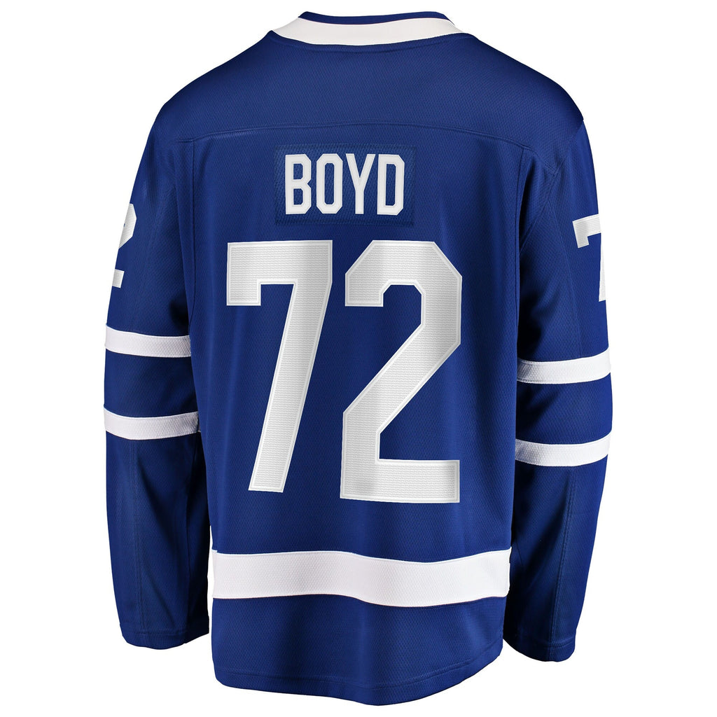 Toronto Maple Leafs Travis Boyd Blue Home Breakaway Hockey Jersey