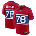 New York Giants Andrew Thomas Century Red Alternate Player Game Football Jersey